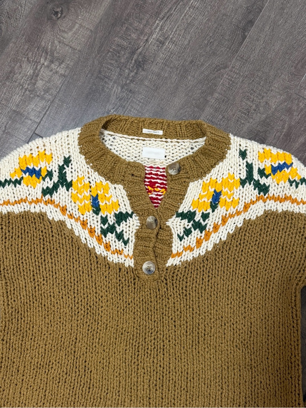 MOTHER The Henley Jumper in "Bull In A China Shop" - Size small - Picture 9 of 16